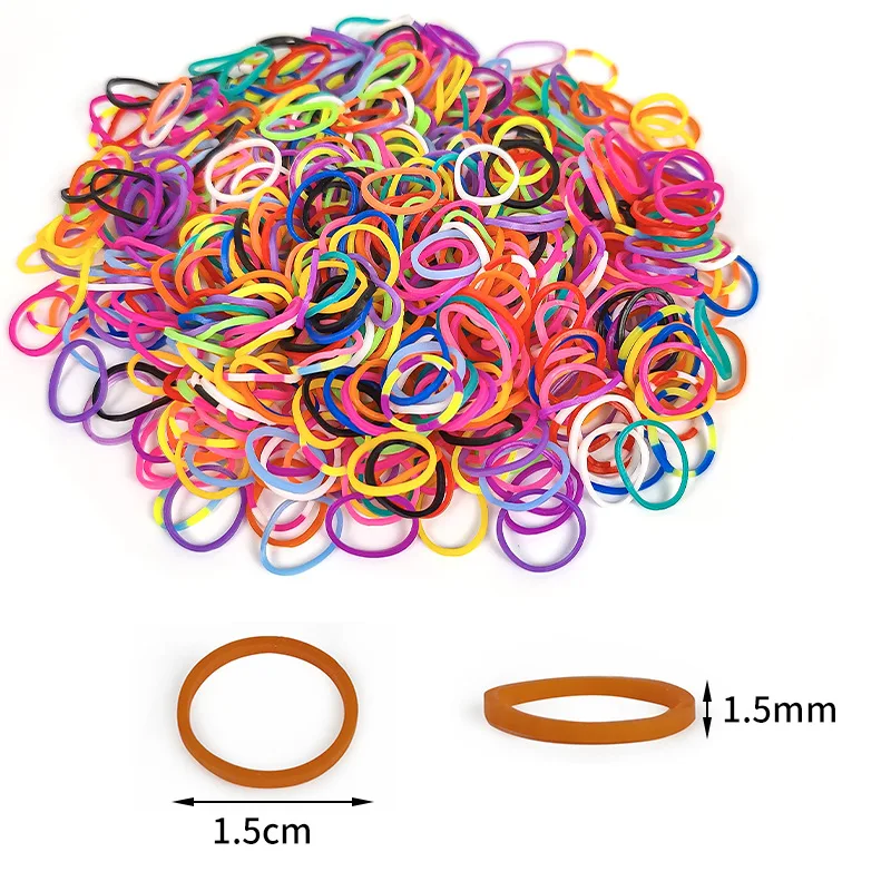 300pcs New Handmade Loom Rubber Bands Bracelet For Kids Hair