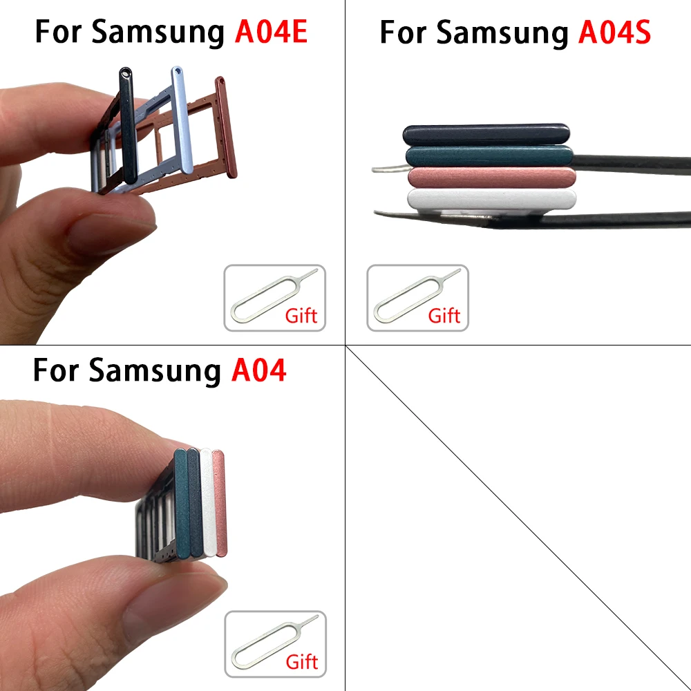 마이크로 나노 SIM 카드홀더 트레이 슬롯 홀더 어댑터 소켓, 삼성 A04 A04E A04S 용