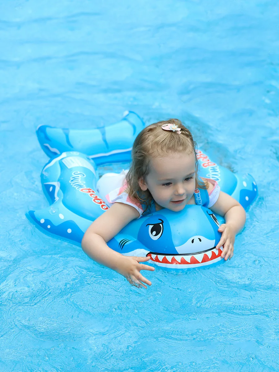 Swimbobo Baby Float Canopy Kids Swim Pool Accessories Summer Toys Inflatable Float Waist Floating Swim Training