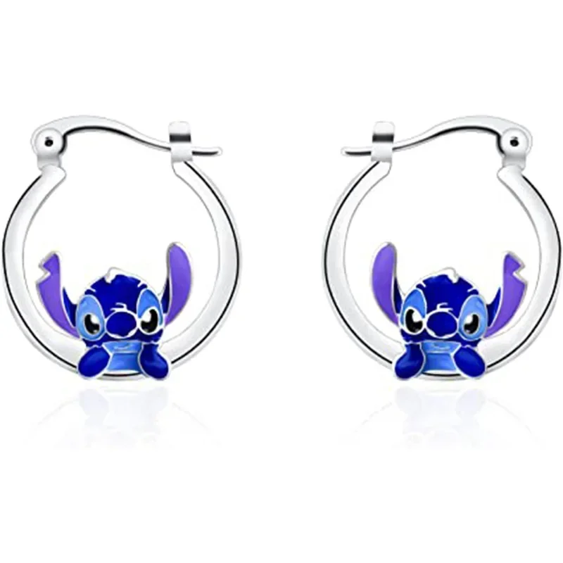 thumbnail image 1 of Pendientes colgantes de dibujos animados de Disney Stitch, pendientes de metal de Kawaii Stich, accesorios de joyería delicados para mujer, regalos para mujer y niña, 1 of 4