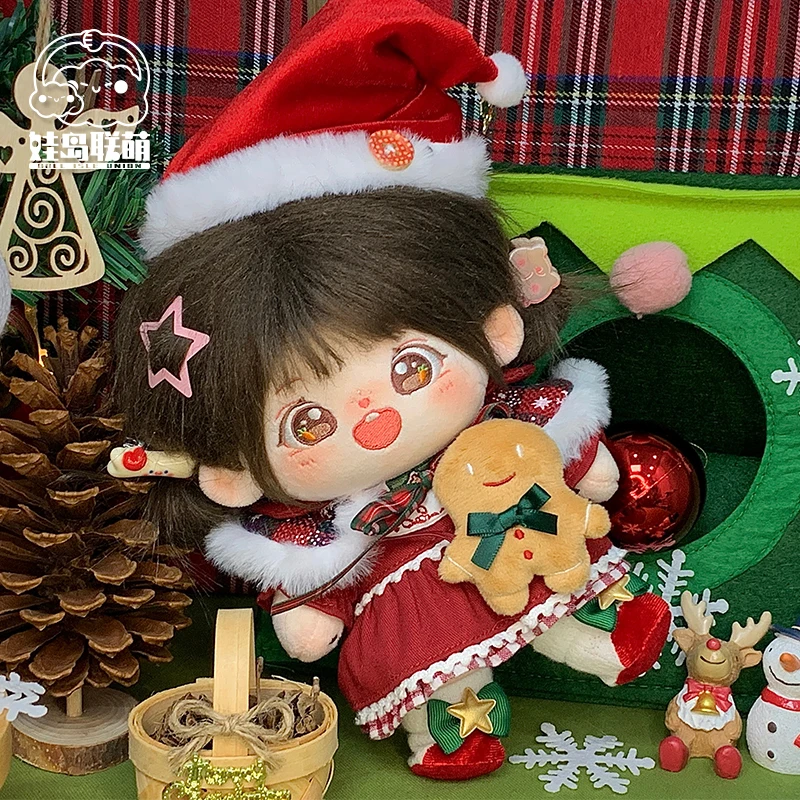 

Kawaii Limit Рождество Зима Ночная звезда Оде Платье Одежда Косплей 20 см нет атрибута плюшевые хлопковые куклы менять одежду