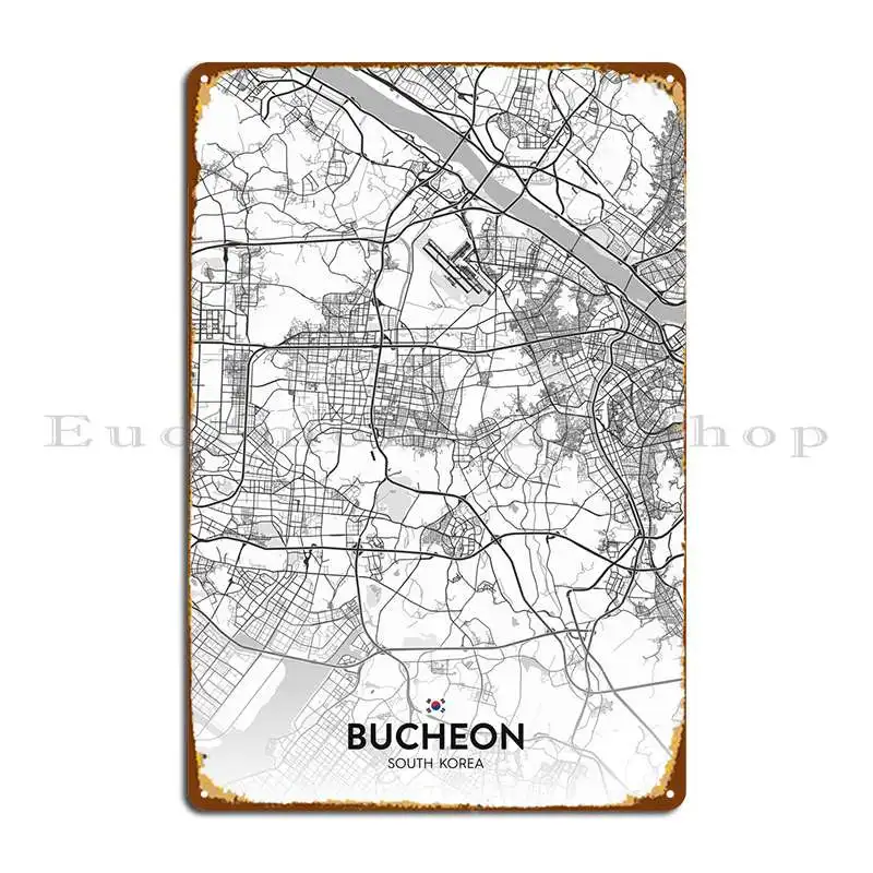 

Bucheon KR Metal Plaque Plates Wall Decor Bar Vintage Tin Sign Poster