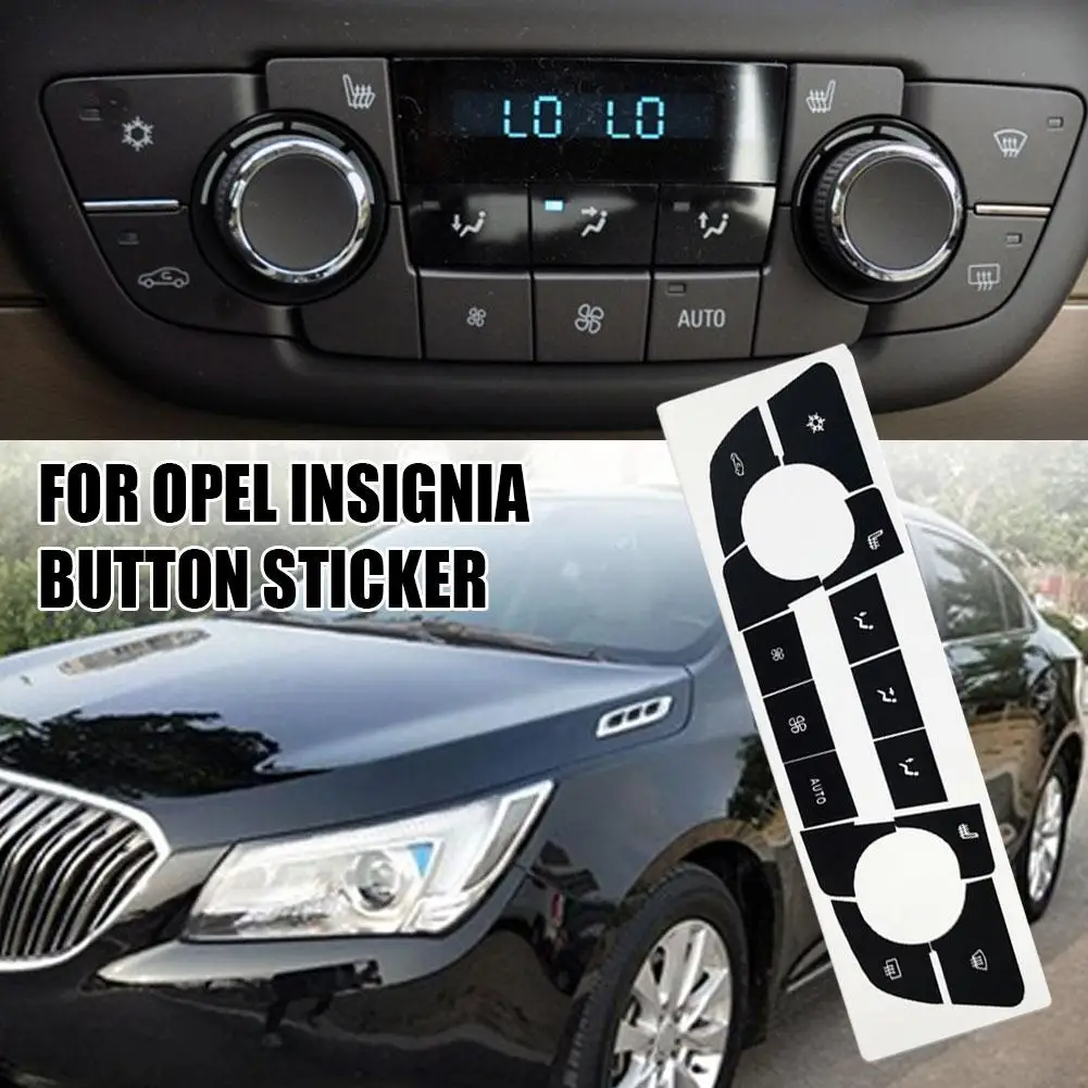 

For Buick Regal2008-2013 Car AC Button Repair Decals Button Air-conditioning Accessories Sticker Car Switch Worn Repair Rot L2B3