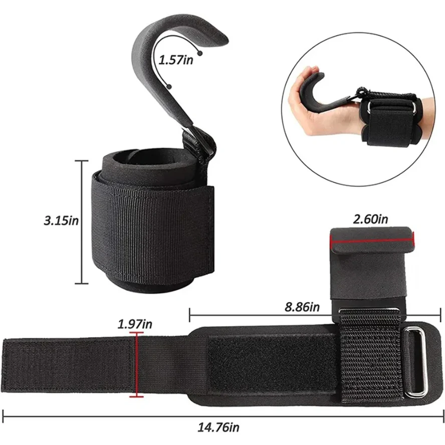Weight Lifting Hook Grips 5