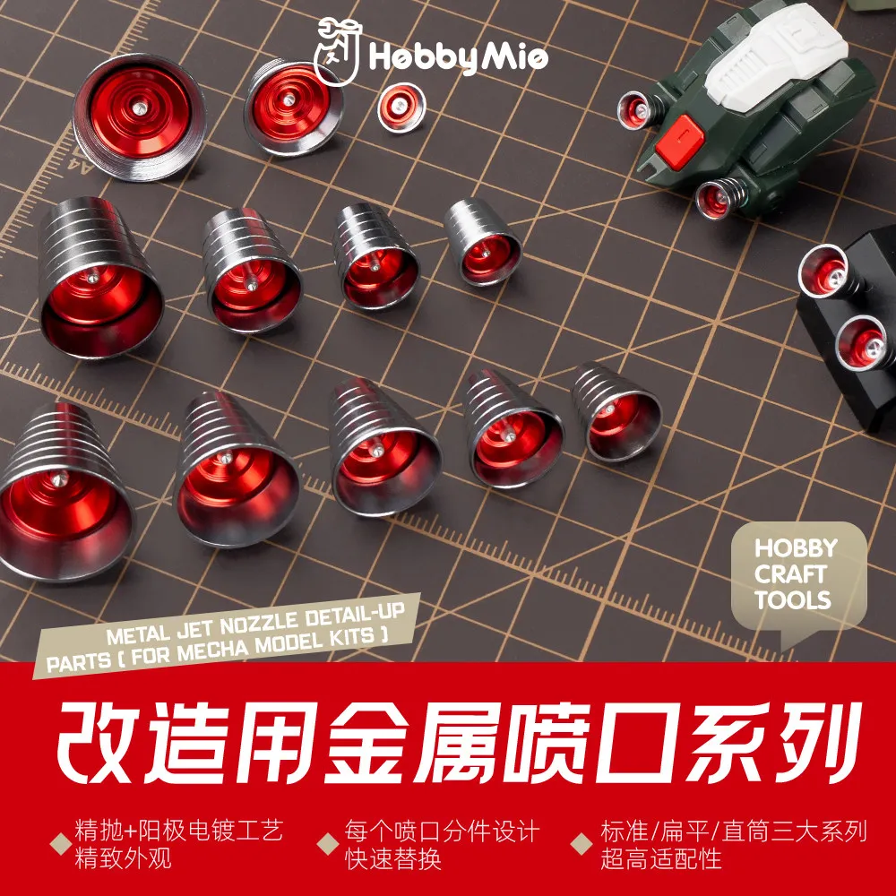 리바움프 노즐 HOBBY MIO 리노베이션 시리즈 메크 메탈 노즐 모델 도구
