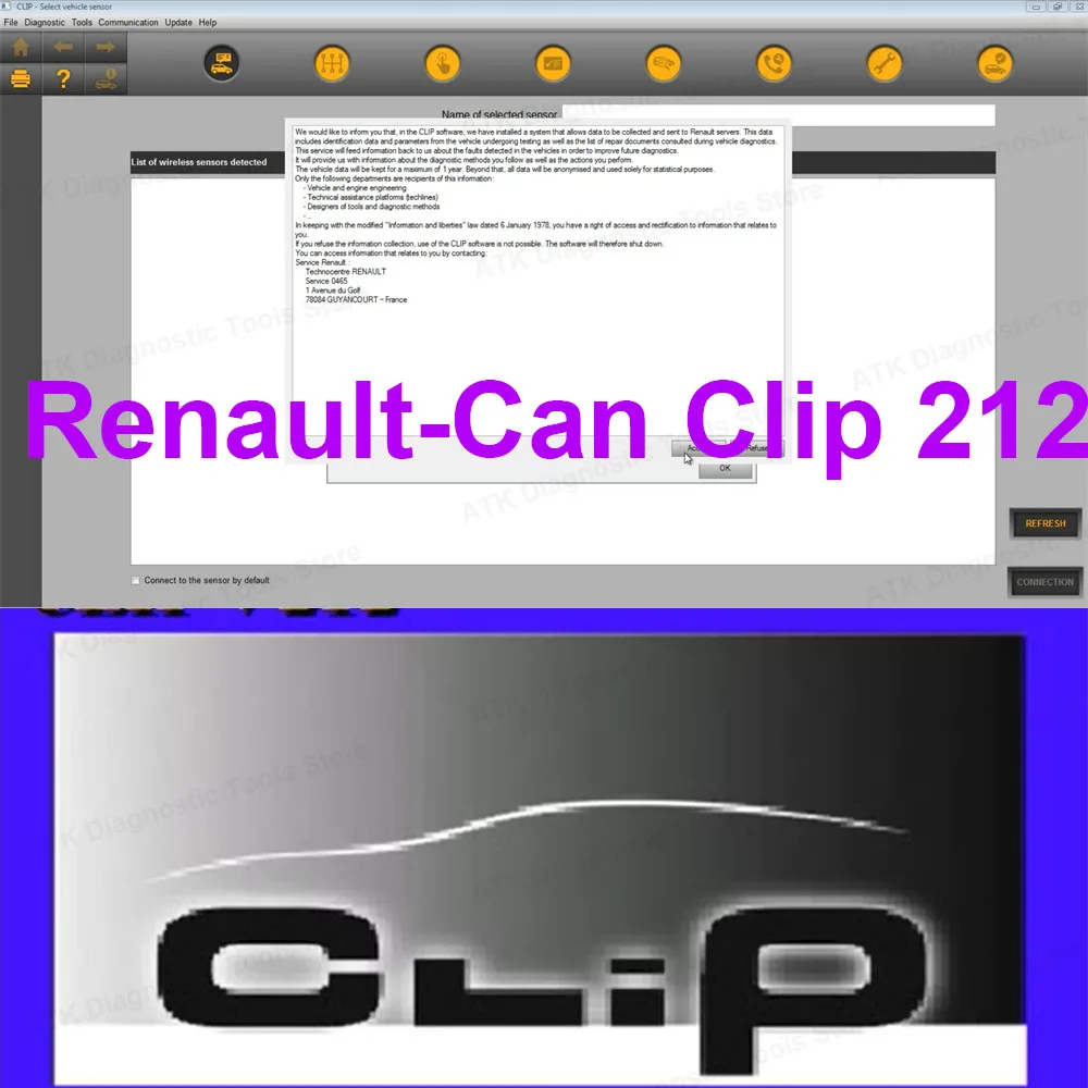 

Новейшее автомобильное программное обеспечение для renault Can Clip V212 с перепрограммированием генератора ключей, тестовые измерения Airb-ag, мультиметр u-disk