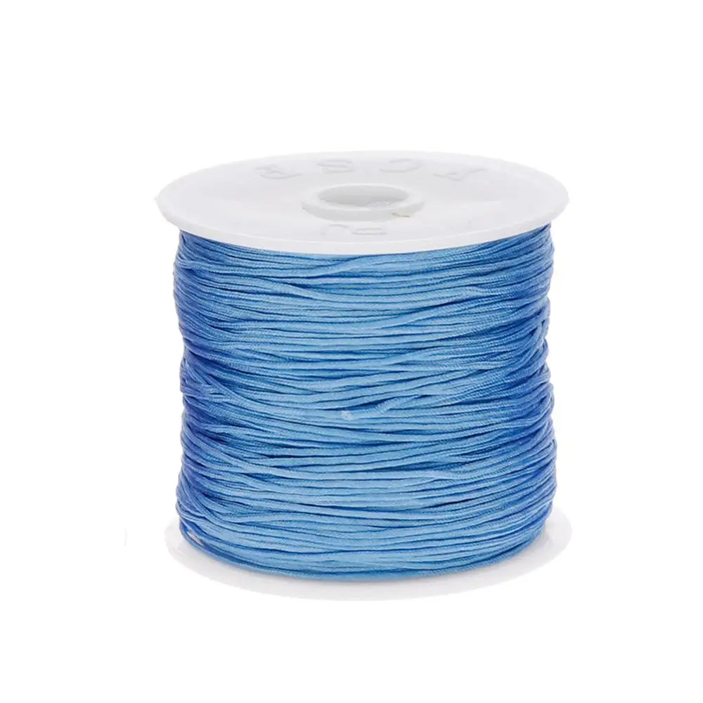 45M Nylon Braided Macrame Cord - 0.8mm Multicolor String