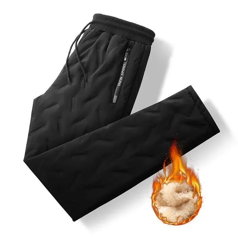Men's Winter Warm Lamb Fur Sweatpants