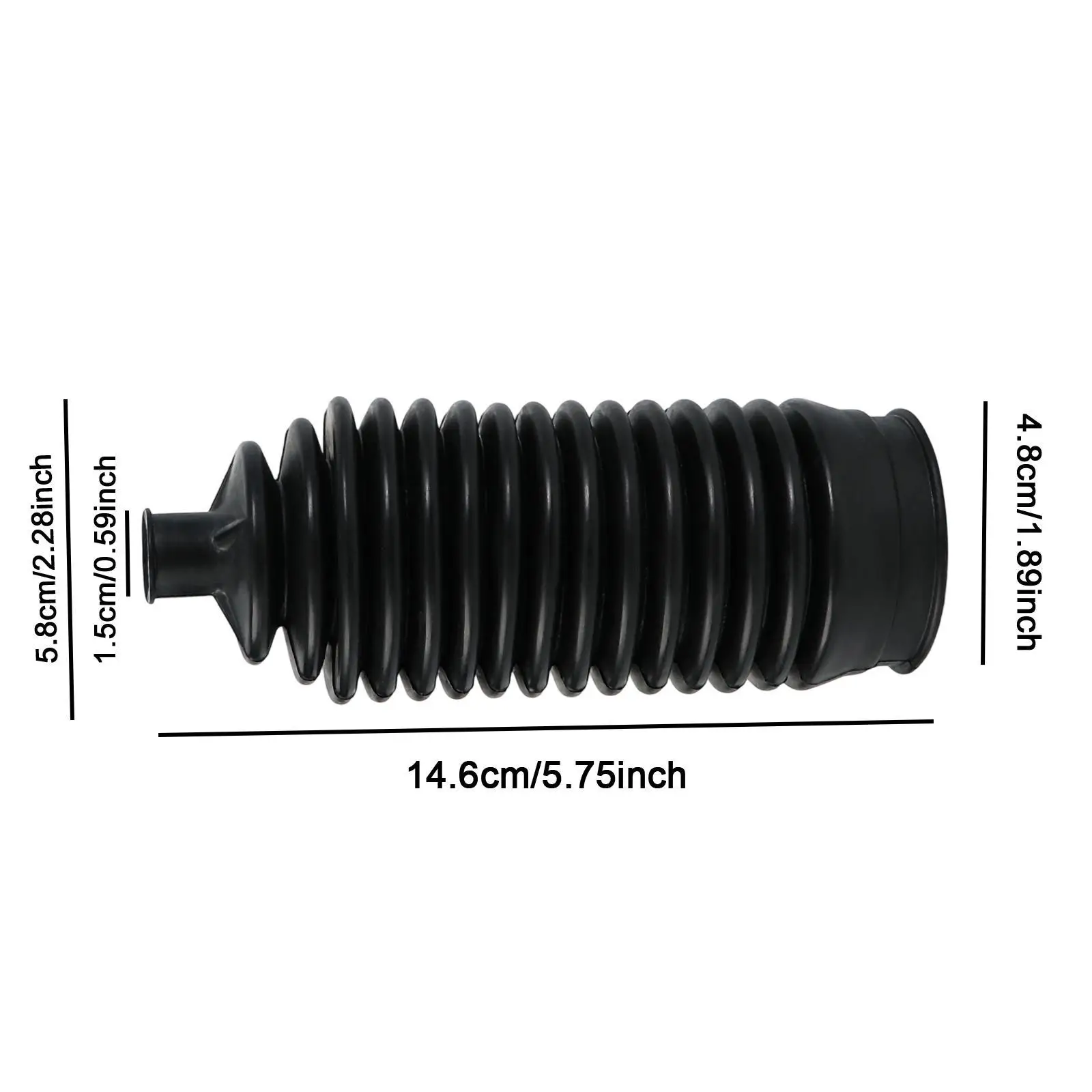 Steering Rack Boot Repair Part for Golf Car Directly Replace High Reliability Protection Sleeve Front Long Passenger Side