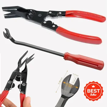 Auto Body Panel Door Fastener Car Clip Removal Pliers Tool Kit - Push Pin Trim Removal Pry Tool Repair Set for Automotive