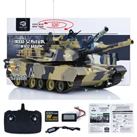 Infrared Combating System 1/24 Heng Long RC Plastic Tank Model Abrams M1M2 3816-2 2.4G Remote Control Battle Toy TH23394 1