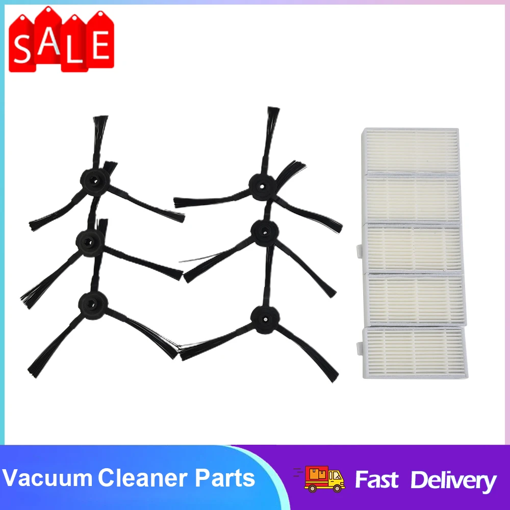 

Side Brush Filter Set For Lidl SSR 3000 A1 Robotic Vacuum Cleaner Household Replacement Cleaning Tool