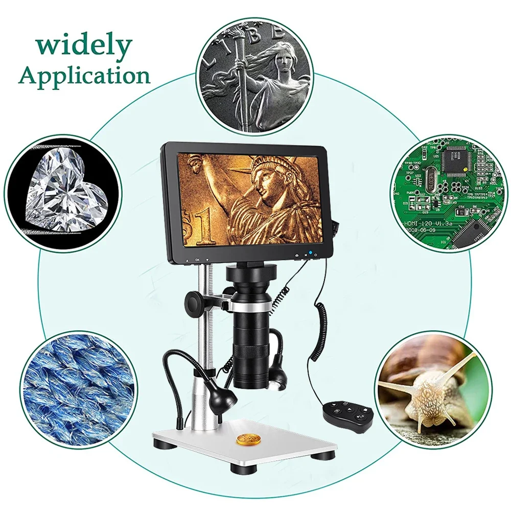 Microscope numérique (1200x) avec écran LCD 7 réglable - Otronic