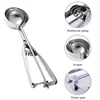 Stainless Steel Ice Cream Scoop Spring Handle Mash Potato Watermelon Ball Scoop Ice Cream Mold Home Kitchen Accessories Gadgets 2