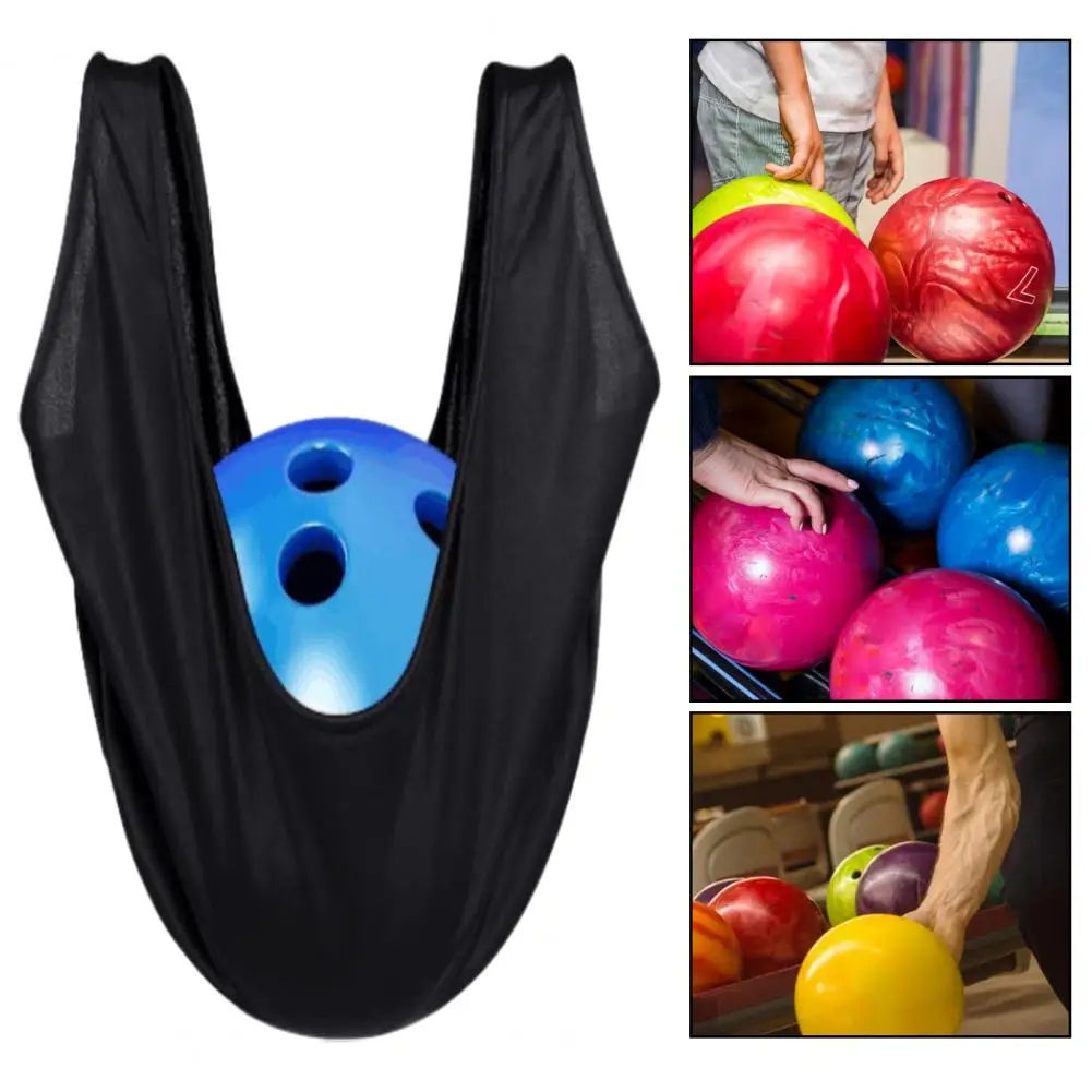 Bowling Ball Pouch Seesaw Towel Polisher Bag with Washable Towel Carrier for Accessories for Easy Bowling Accessories