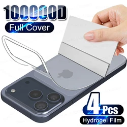 4 - Pack Hydrogel Screen Protector for iPhone - Premium Protective Film Accessories (For iPhone 17 Pro)