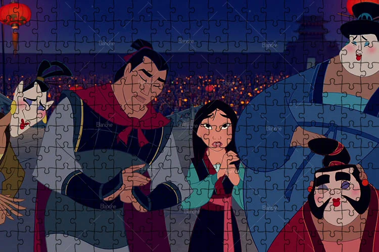 Disney Film Mulan Chinese Girls Cartoon 1000PCS Puzzles Puzzle Game Paper  Jigsaw Picture For Kids Adult Gift Room Home Ornament - AliExpress