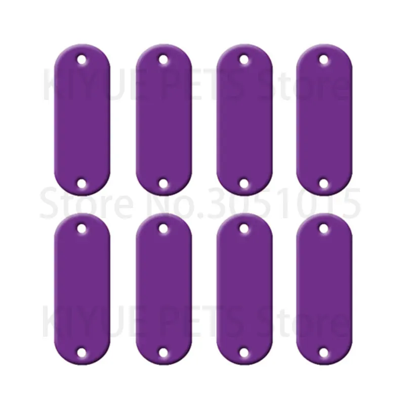 Großhandel 20 Stück Tag Hund für Halsband Name Charm ID Tag Oval Custom Aluminium Haustier Hund Haustier Tag personalisierte gravierte Hunde Katze ID Tags – Detail 8