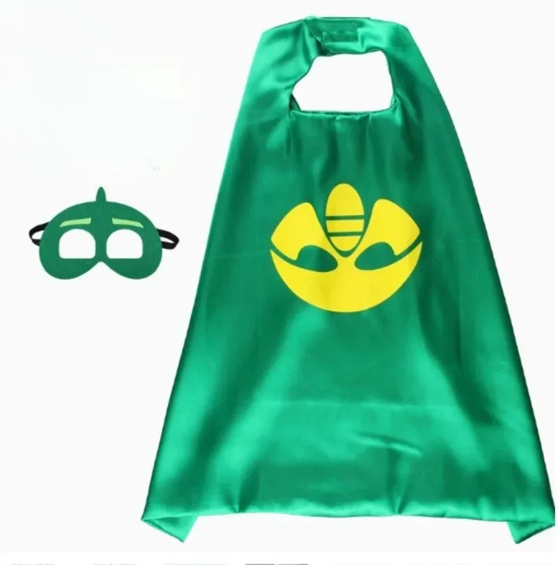 Costumi da Eroe con Mantello Rosso, Blu e Verde, Completi di Maschere, Perfetti per Halloween, Feste di Compleanno e Travestimenti Natalizi - immagine 6
