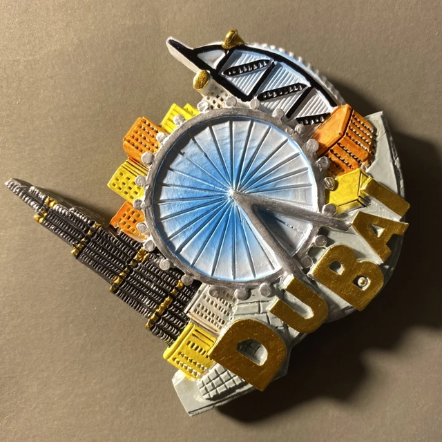 Calamita Frigo 3D Moschea Degli Emirati Arabi - Souvenir Di Abu Dhabi - Collezione Viaggi - Foto 8