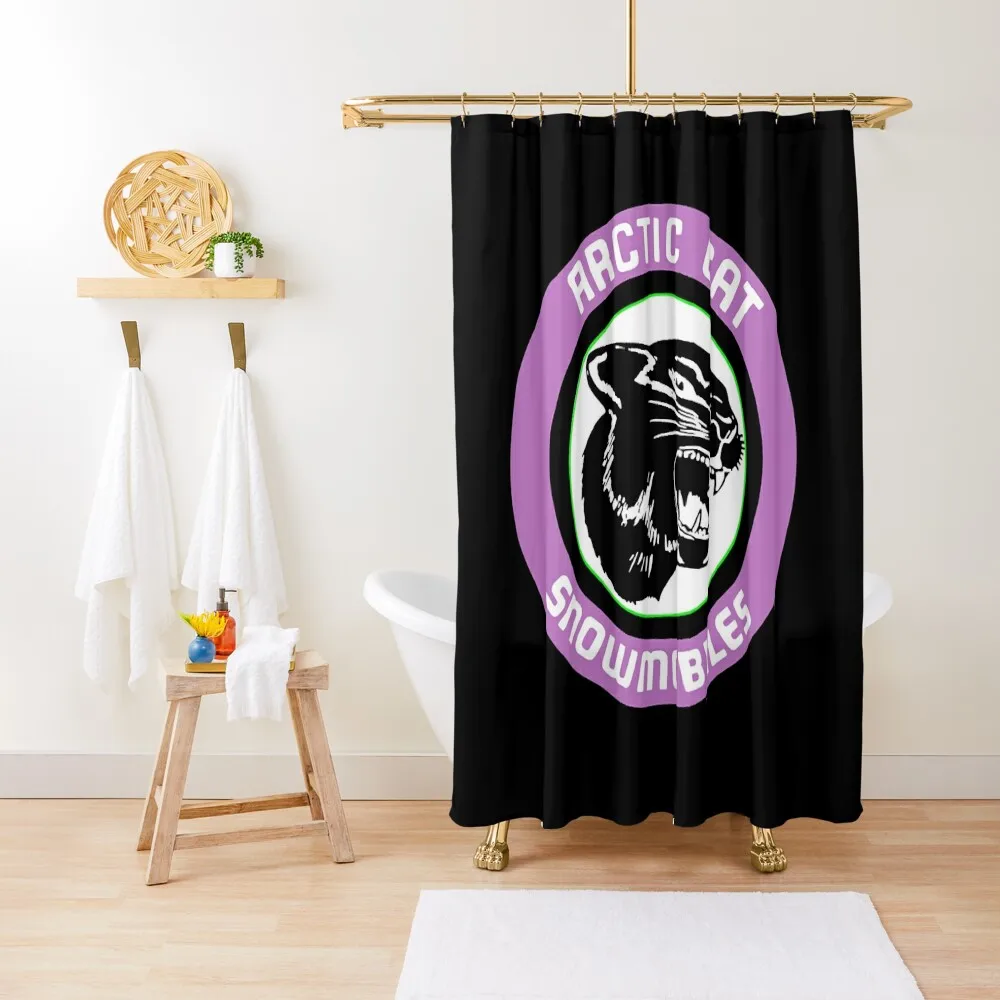 

Vintage Arctic Cat Shower Curtain Accessories For Shower And Services For Bathrooms Elegant Bathroom Curtain