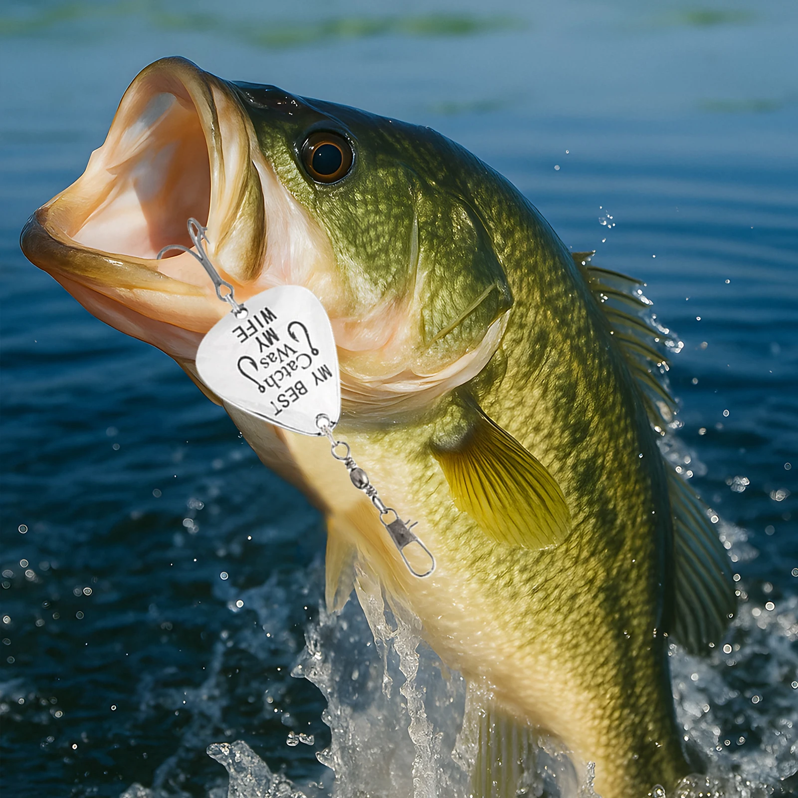 5pcs Metal Spoon Spinner Fishing Lure with Tackle Box Artificial Bait Hard Bait Fishing Gifts for Dad