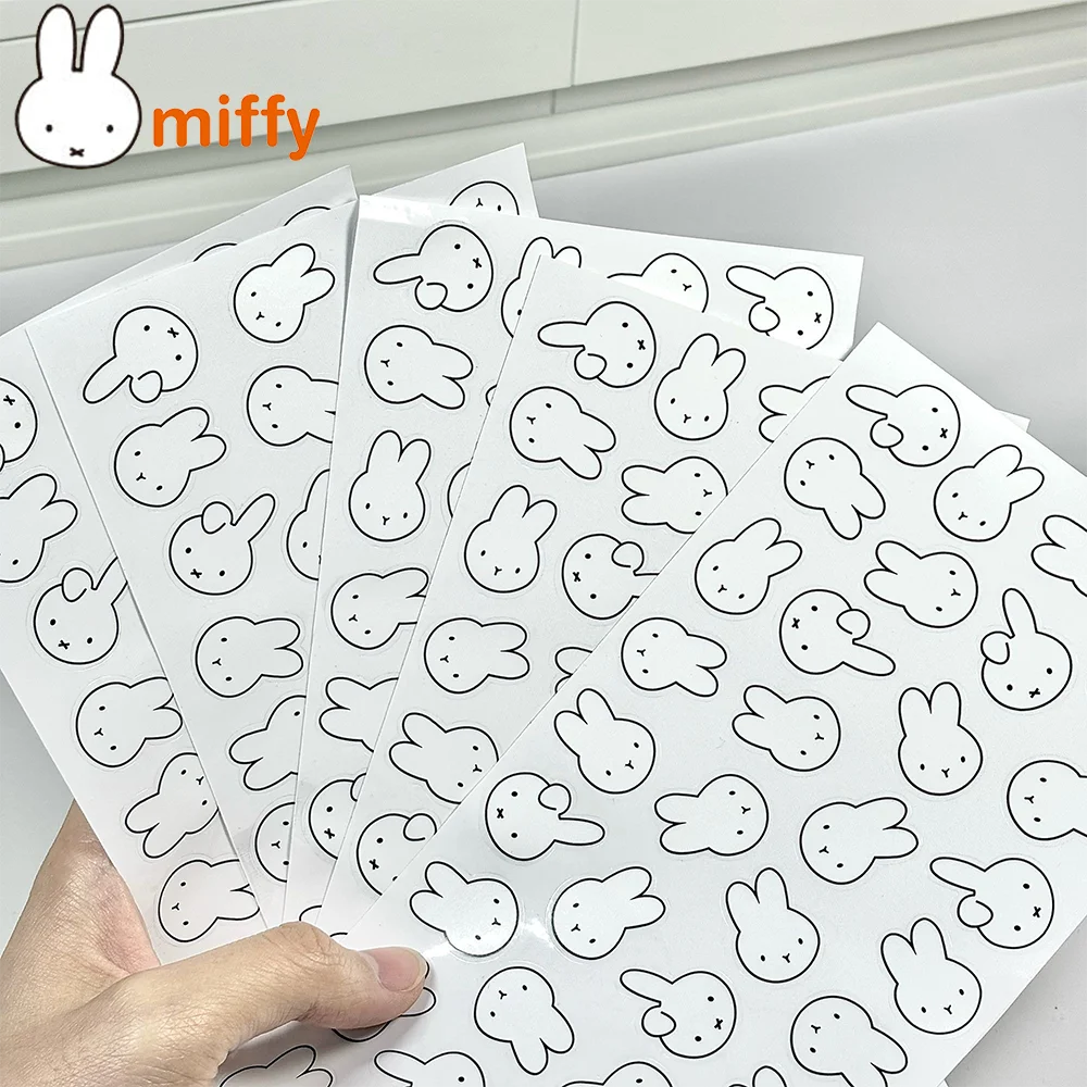 Süße Miffy Kawaii Aufkleber Cartoon DIY wasserdichte dekorative Aufkleber Notebook Computer Handy Shell Weihnachtsgeschenk