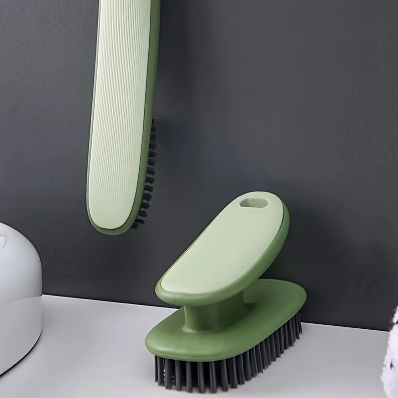 2pc Cleaning Brush Soft Bristled Shoe Brush Long Handle Brush Clothes Brush Shoe Clothing Board Brush Household Cleaning Tool 4