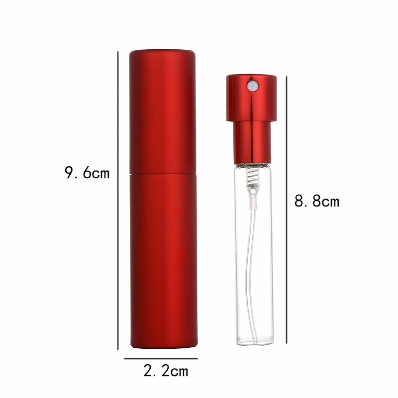 5ml Portable Mini Refillable Perfume Bottle Spray Empty Cosmetic Containers Atomizer Bottling For Travel Tool