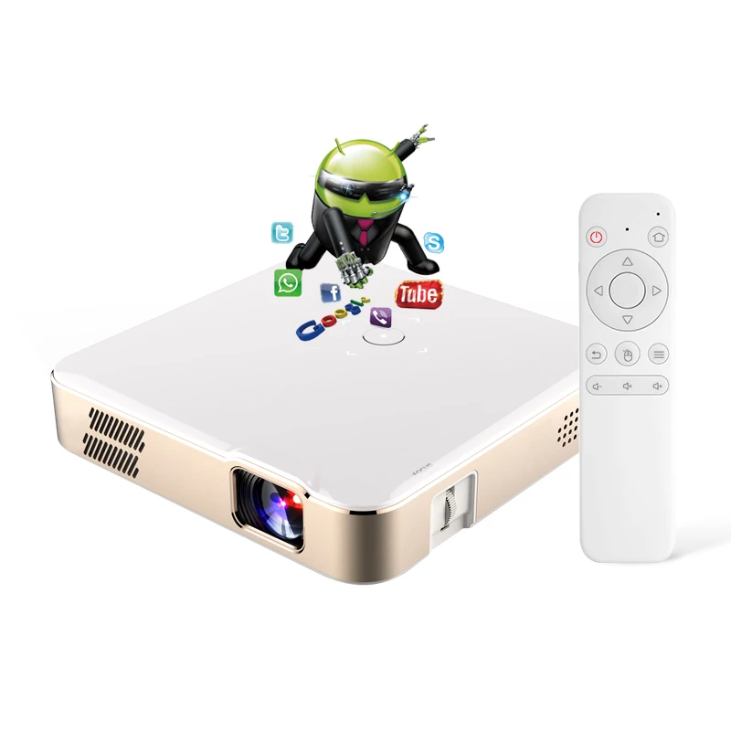 

Лидер продаж, заводская цена, светодиодный мини-проектор AOME S280 DLP 720P, домашний кинотеатр с поддержкой 4k, ОС Android, беспроводной высококонтрастный
