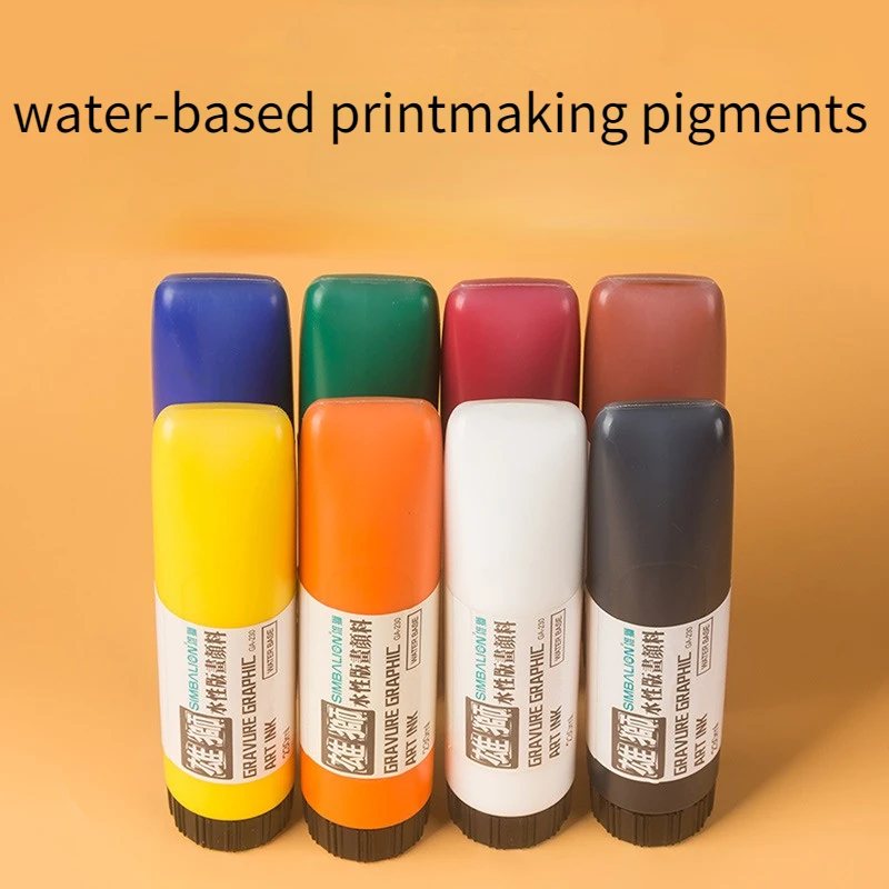 

230ml Large-capacity Woodblock Printmaking Pigments 8 Colors Optional Waterborne Ink Washable Painting Supplies