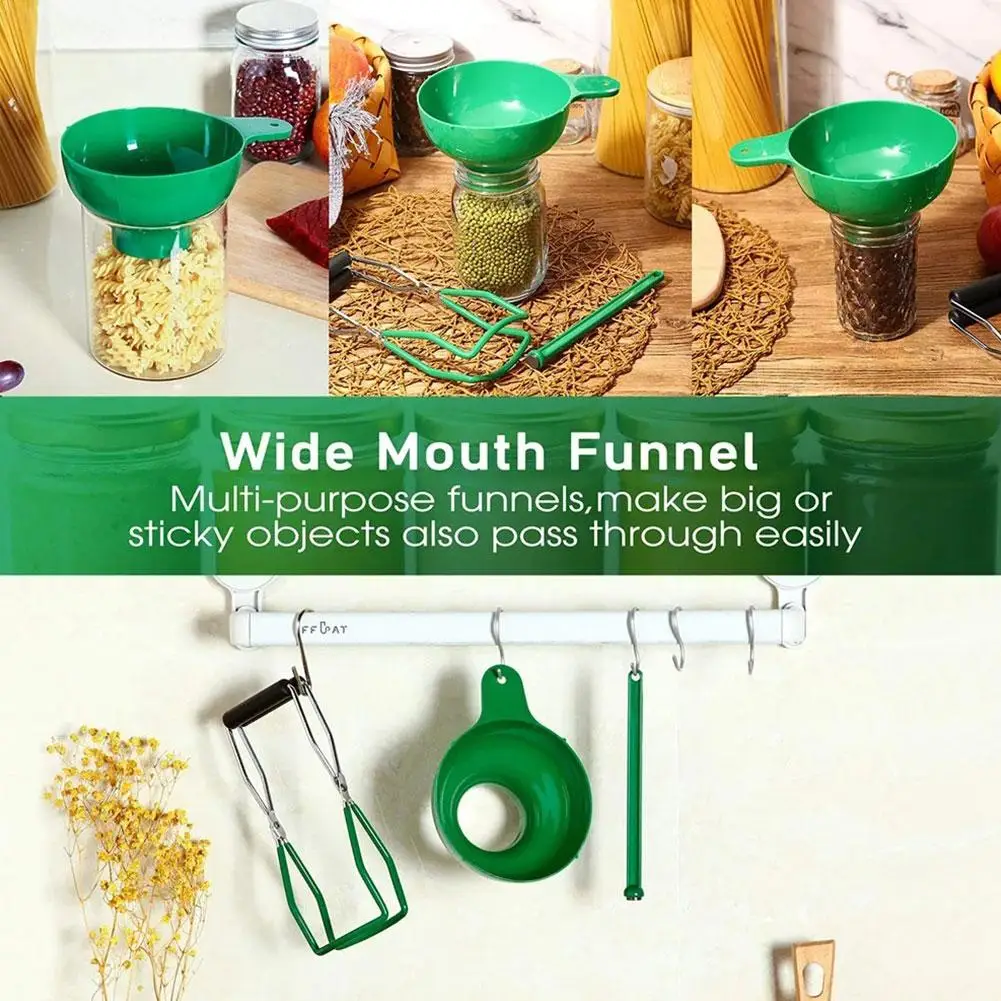 Stainless Steel Canning Jar Lifter with Grip Handle for Kitchen
