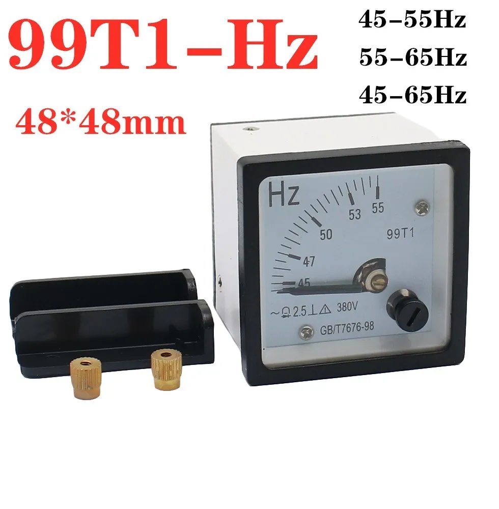 99T1Hz Pointer type AC 100/220V/380V Analog Panel Frequency Meter