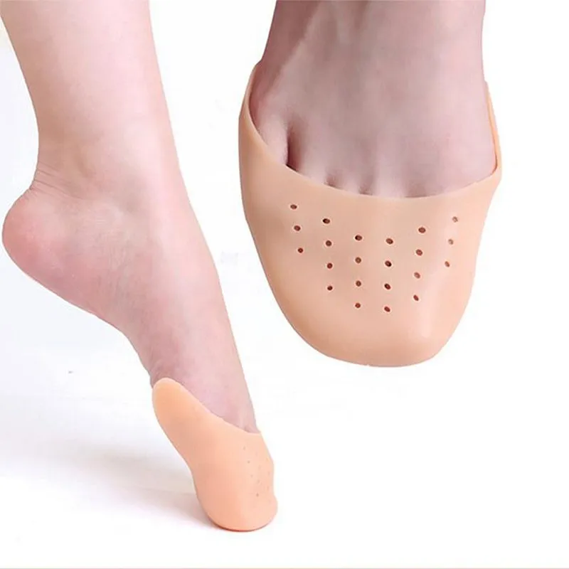 

Forefoot Pad Toe Protector Silicone for Women Foot Care High Heel Ballerina Half Size Cushion Pain Relief Non-slip Shoe Insole