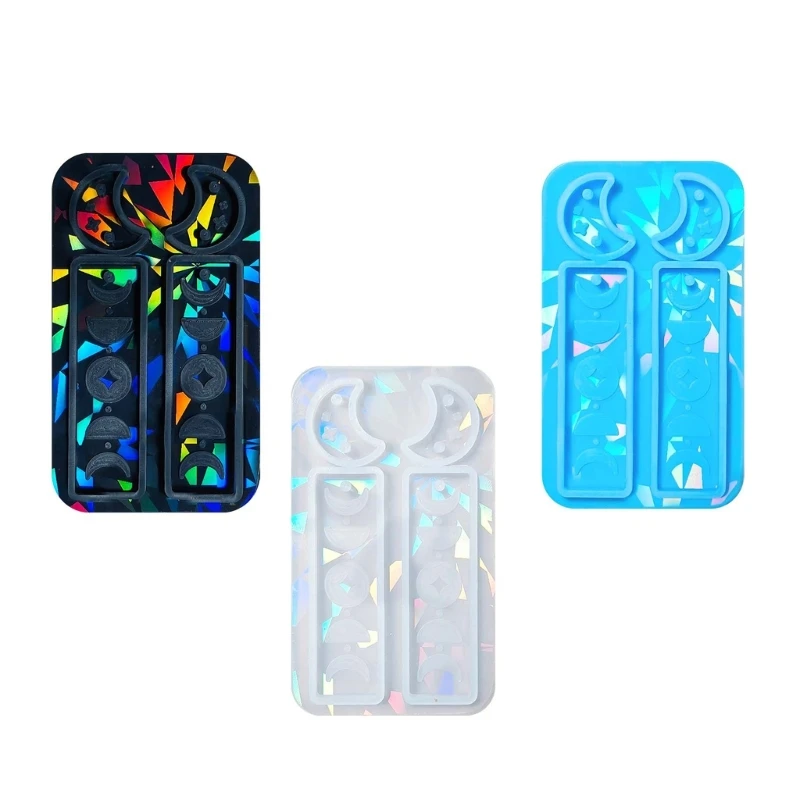 

Little Moon Silicone Molds Mold Keyring Earring Pendant Making Tool