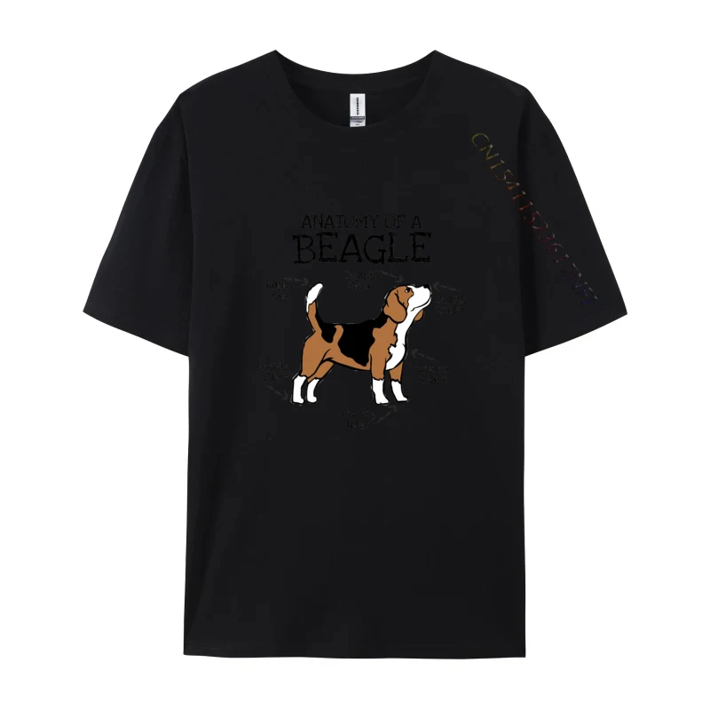 Tops & Tees Anatomy of a Beagle T Shirts Summer Fall Newest Street Short Sleeve 100% Cotton Round Neck Adult T Shirt Street Anatomy of a Beagle black