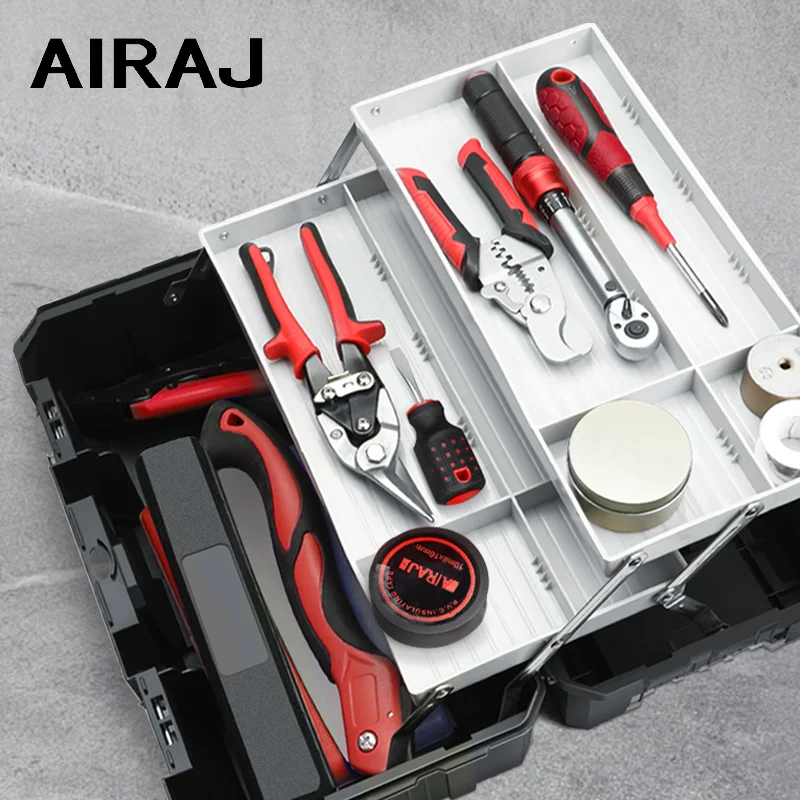 Hardware Toolbox Home Multifunctional Large Capacity Thickened Maintenance Tool Storage Carrying Case