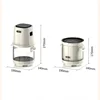 Portable Air Fryer Visualization Smart Multifunctional Small Mini Travel Home Kitchen Air Fryer Transparent Glass 6