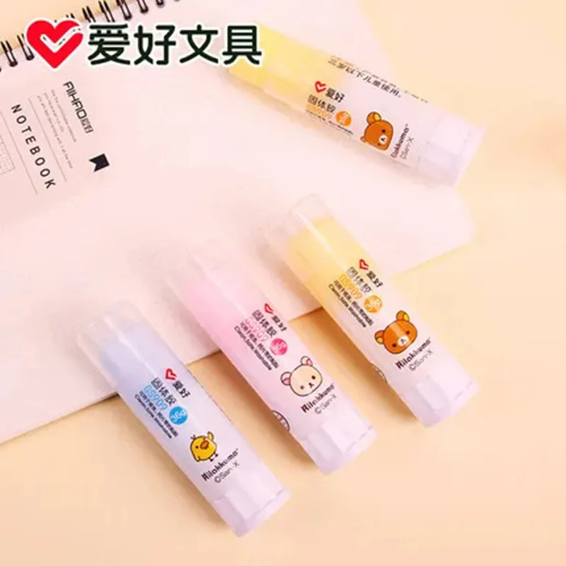 AIHAO Rilakkuma 강력한 접착제 스틱, 학교 사무용품, GS907, 10G