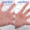 Fishing Replacement Landing Net Mesh Dia 35/40/45/50/60/70cm Small/Large Mesh Collapsible Folding Dip Net Fishing Net 4
