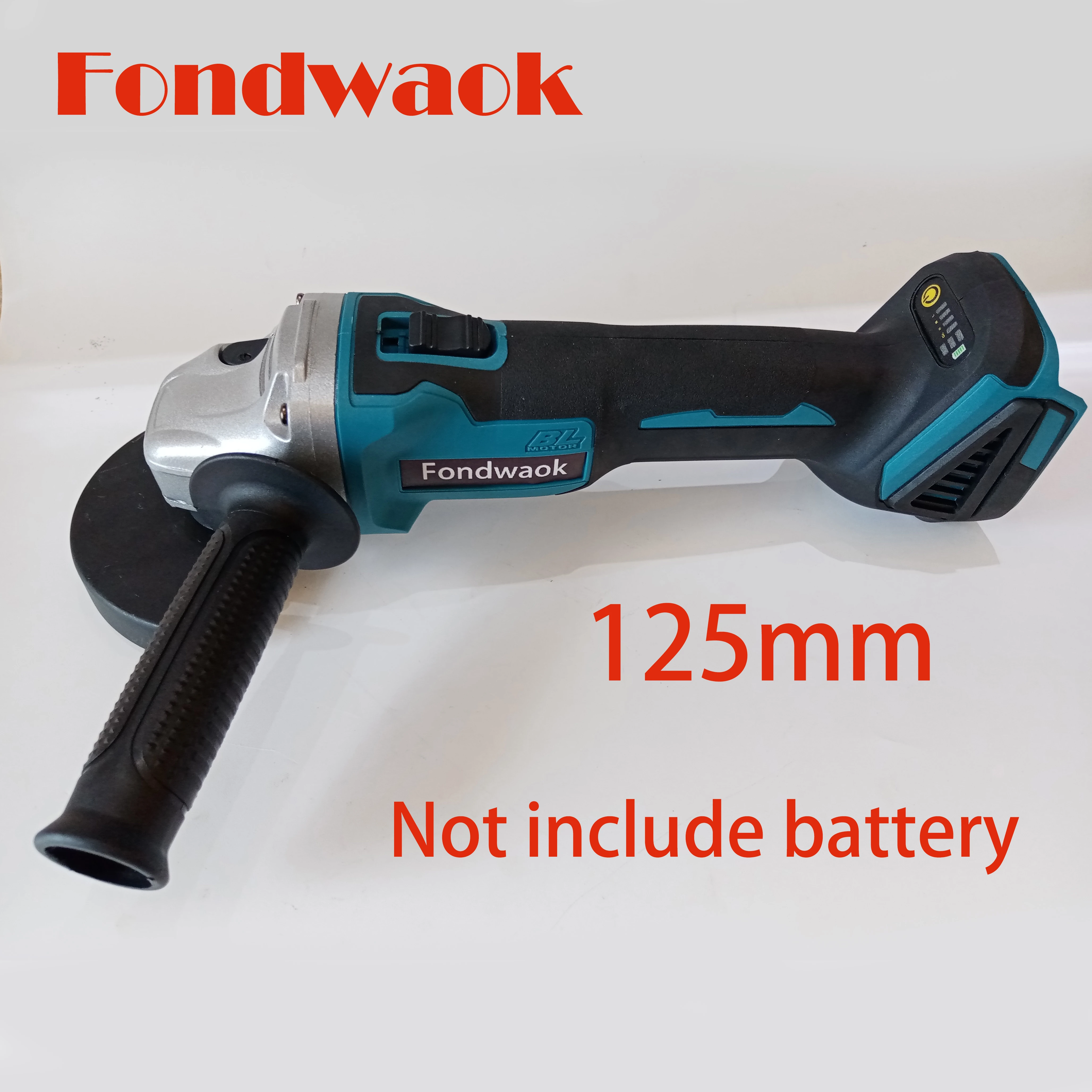 125mm Brushless Impact Angle Grinder 18V 800W Electric Cordless