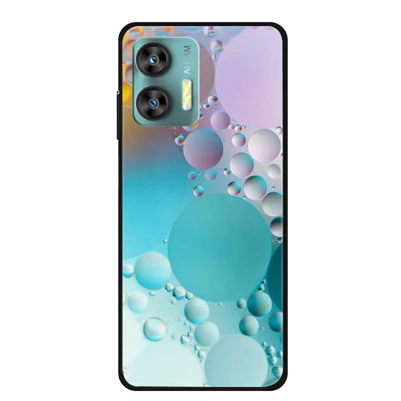 Colorful Marble Space TPU Silicone Soft Back Cover Case - Fashionable Protective