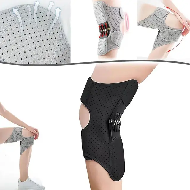 1PC Knee Assistive Device Knee Booster Power Joint Support Knee Pads Protector Non-Slip Knee Support Brace Knee Booster 3