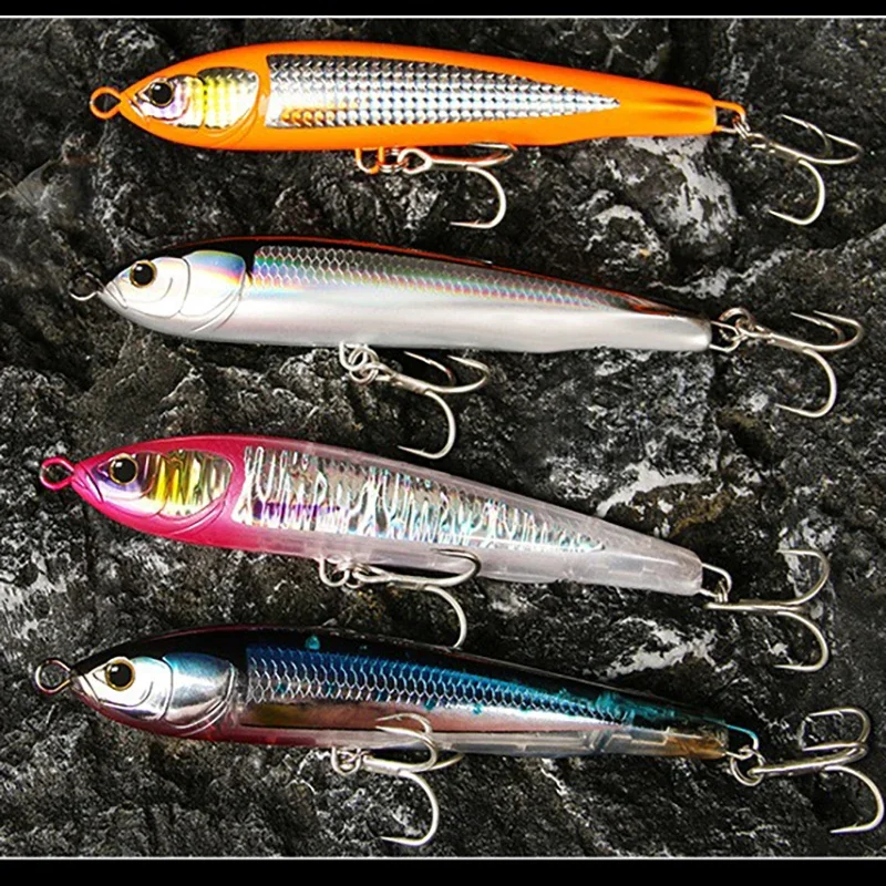 45g 160F Floating Pencil Sea Fishing Trolling Bait Big Topwater Stickbait Popper Wobblers Artificial Hard Bait Tuna  Pesca