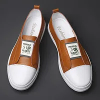 Hot Sale Mens Sneakers New Light Casual Shoes for Men Breathable  Flats Slip on Man Leather Shoes Comfortable Summer Skate Shoes 1
