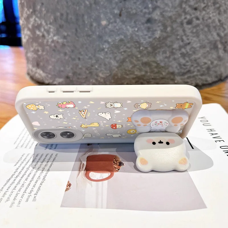 Graceful Animal Phone Case Set with Lanyard and Stand - 3 Piece Bundle