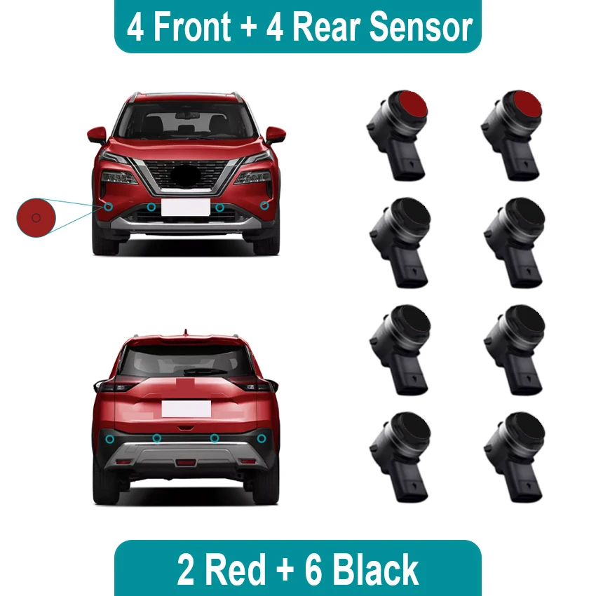 Kit Capteurs De Stationnement Arrière D'origine Nissan Pour Qashqai 2017> - Référence KE51199903, Neuf