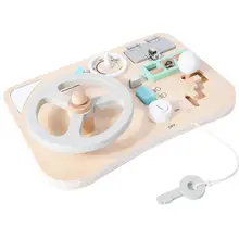 

Busy Board House Screw Matching Combination Set for Montessori Children Learning Toy Educational Toys Wooden Busy Board