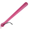 48CM Length PU Leather Horse Whip Paddles, Equestrian Riding Crop Whips with Wrist Strap 1