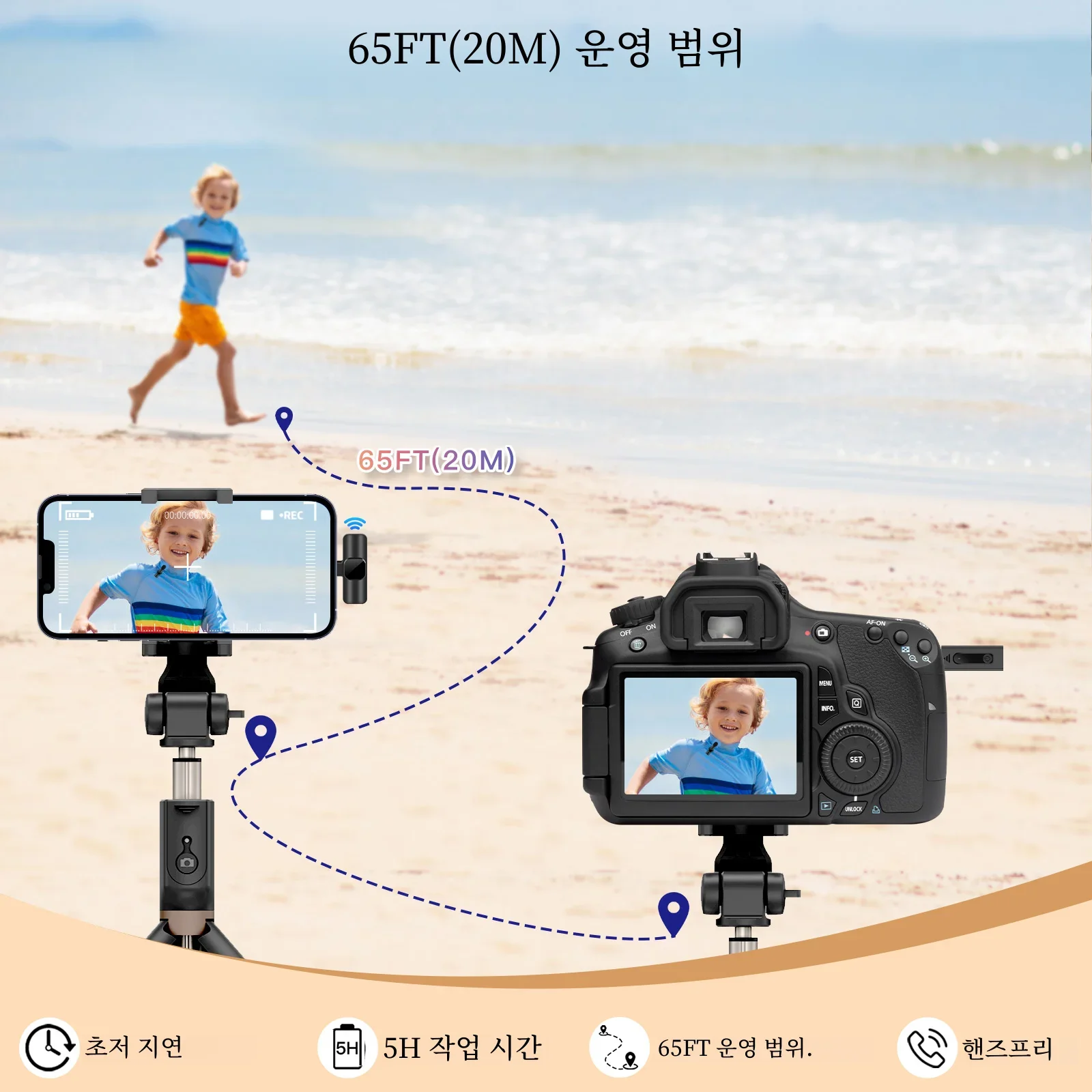 휴대용 무선 라발리에 마이크, 오디오 비디오 녹화 미니 마이크, 아이폰, 안드로이드 라이브 방송, 게임용 휴대폰 마이크, 신제품